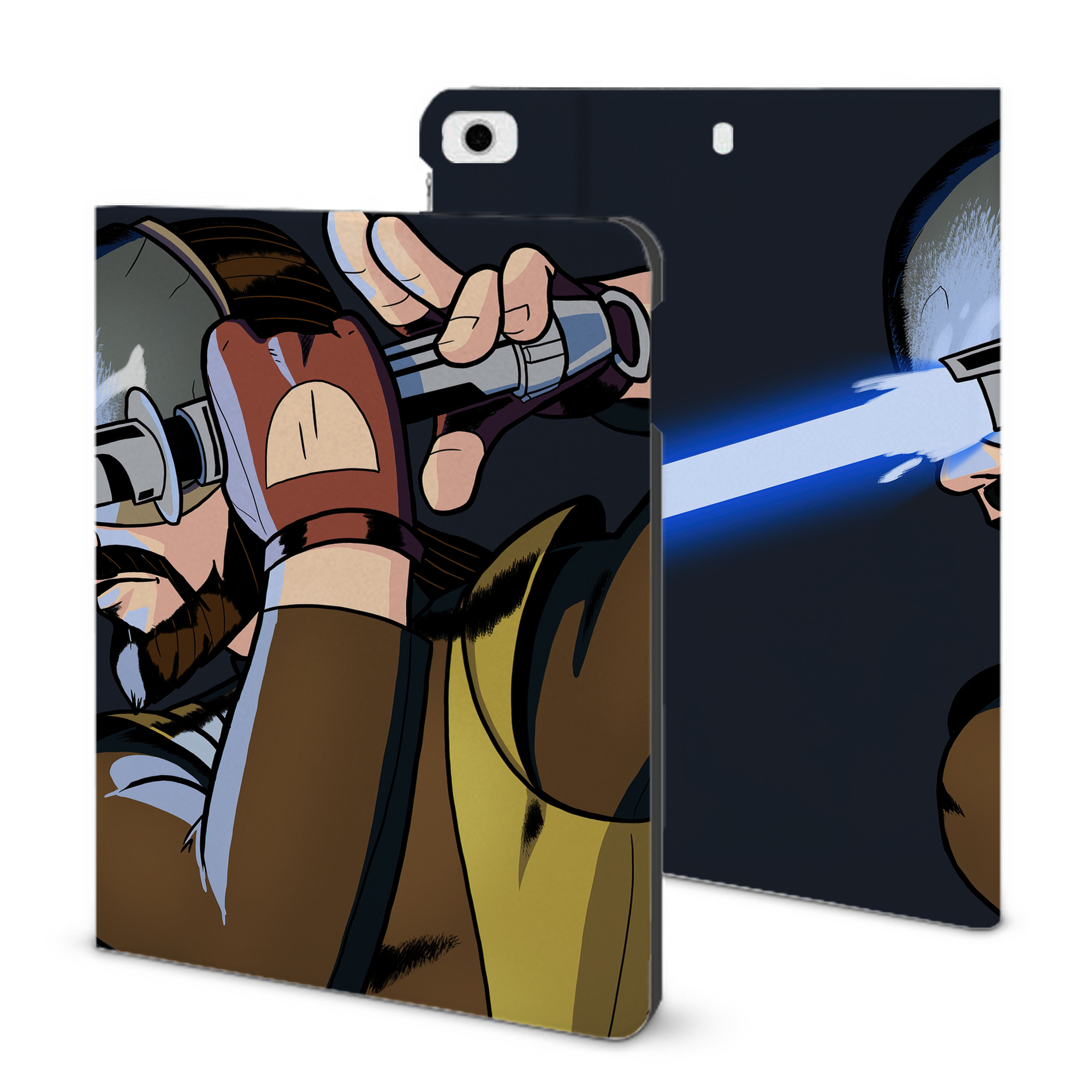 （画像用） スター・ウォーズ Star Wars IPad ケース ブック型 PUレザー TPU 耐衝撃 軽量 薄型 ペン収納なし 全面保護 IPad 各モデル対応